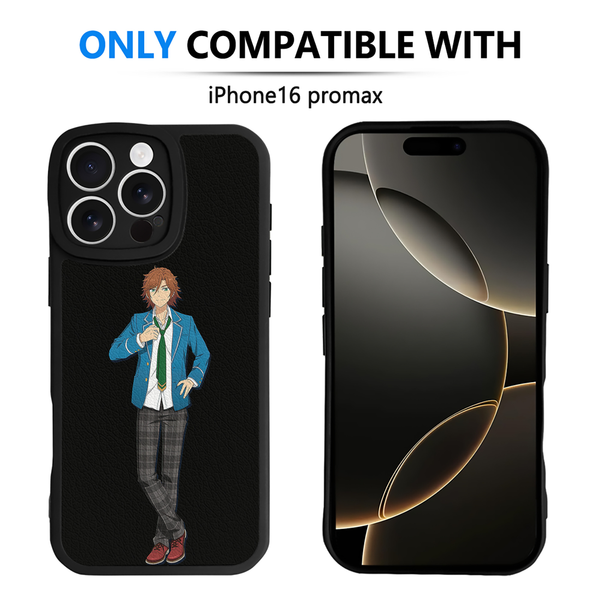 （画像用） あんさんぶるスターズ! Ensemble Stars 【iPhone 16シリーズ対応】シリコンスマホケース（レザー調） 材質：シリコン